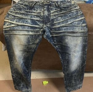 Robin's Jean Blue and White Slim Men Jeans